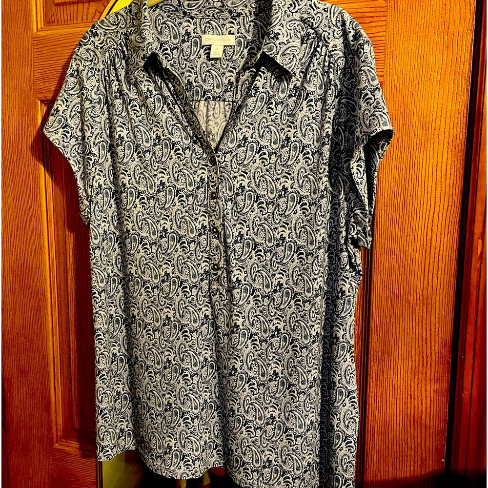 XL paisley print shirt